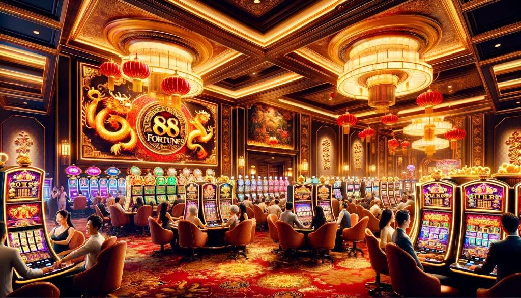 people playing in 88 fortunes casino