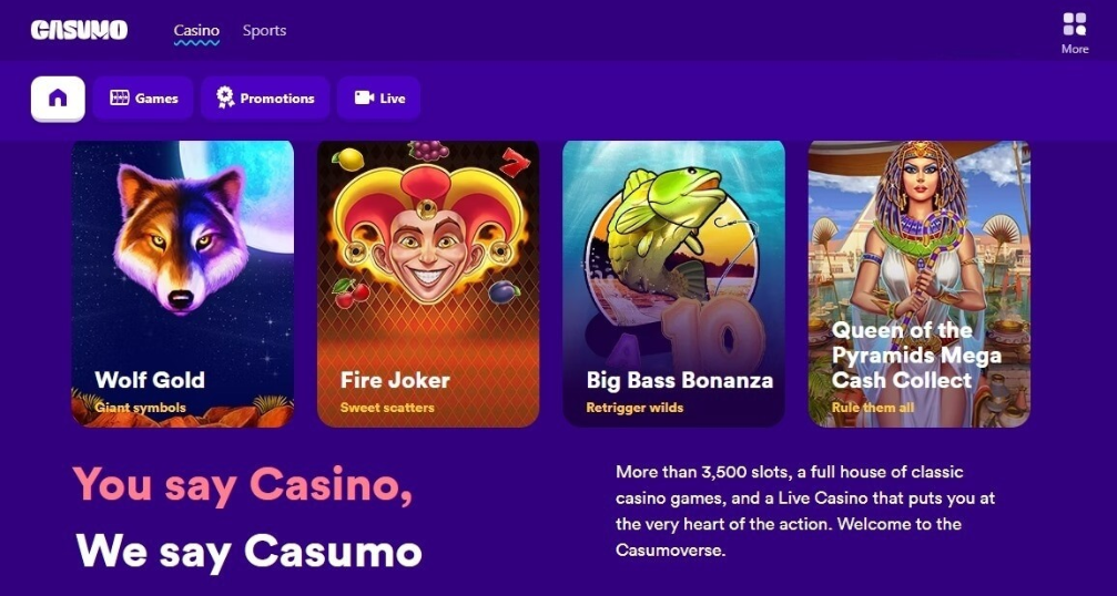 Casumo Espa&ntilde;a: rese&ntilde;a actualizada y opini&oacute;n experta sobre el casino online
