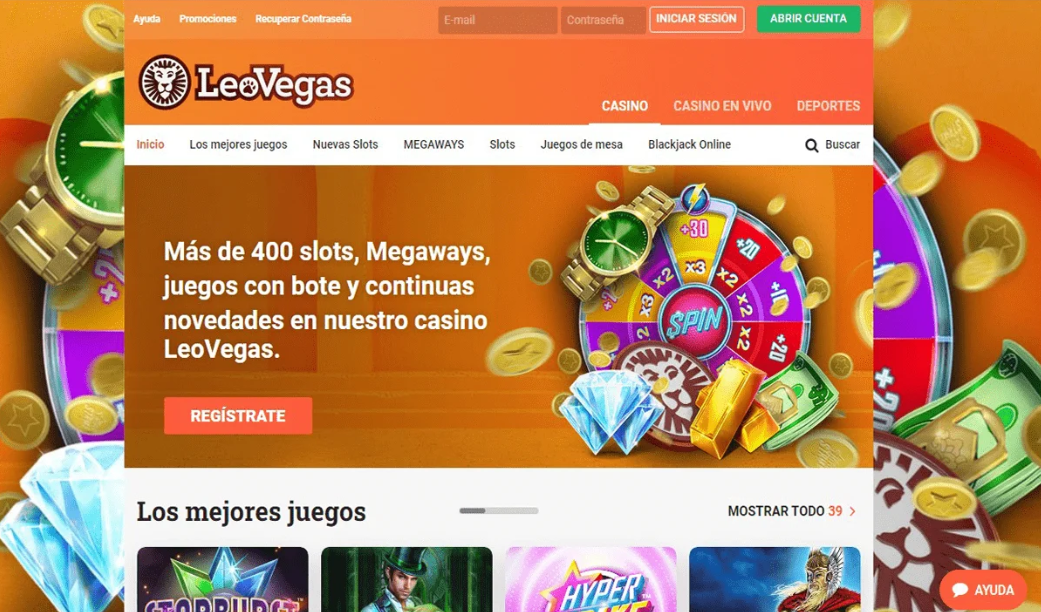 LeoVegas Espa&ntilde;a: rese&ntilde;a completa del casino online en 2026
